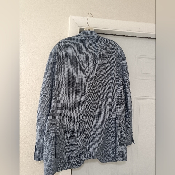 Canali Current 1934 Kei linen/wool/silk Unstructured Blazer 2btn Size 44R - Picture 2 of 10